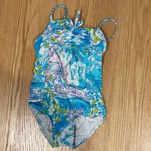 Lilly Pulitzer Toddler Swimsuit “Positano” print